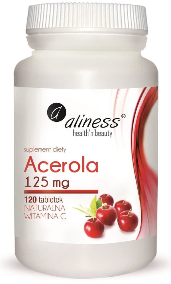 Acerola Naturlig C-vitamin 125mg 120tabs