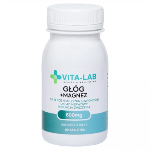 VITA-LAB Orapihlaja 600 + Magnesium 90 tablettia