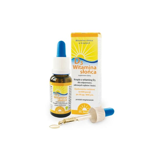 D3-vitamiinitipat 20ml - Dr. Jacob's