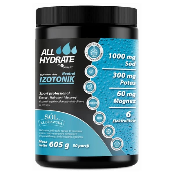 ALLHydrate - Isotonisk Neutral 605 g