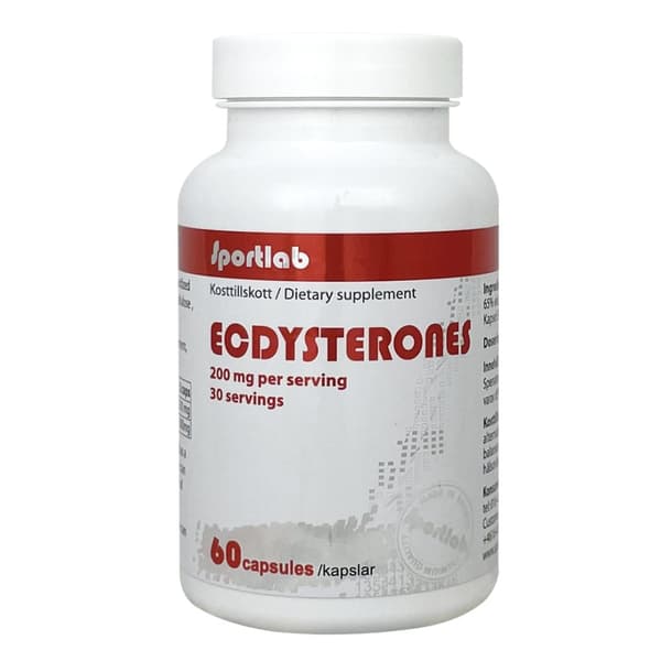 Sportlab Ecdysterone - 200 mg per dosering - Svensktillverkad - 60 kapslar - Sportlab