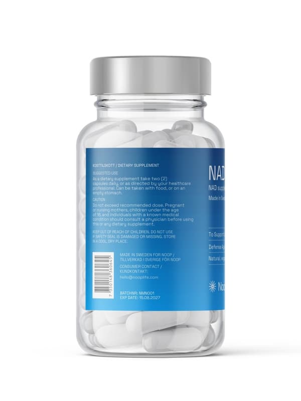 Noop Premium NAD+ – 60 kapslar