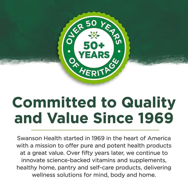 Swanson L-Tyrosine 500 mg – 100 kapslar
