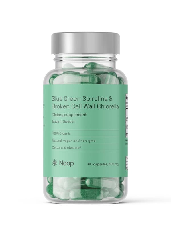 Spirulina & Chlorella, 60 Kapslar från Noop