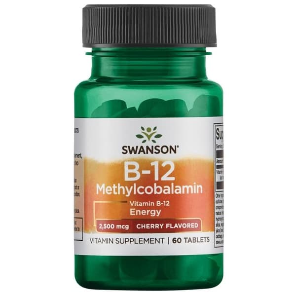 Methylcobalamin B-12 – 2,500 mcg, 60 tabletter Swanson