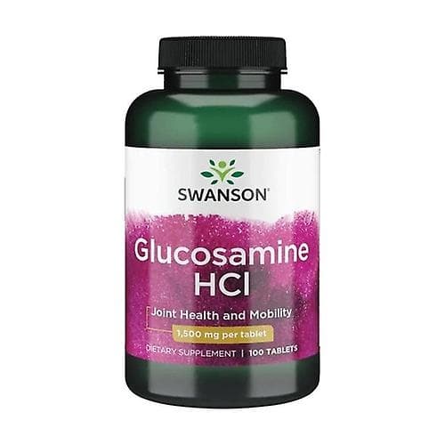 GLUKOSAMIN, GLUCOSAMINE 1500MG 100 TABLETTER SWANSON