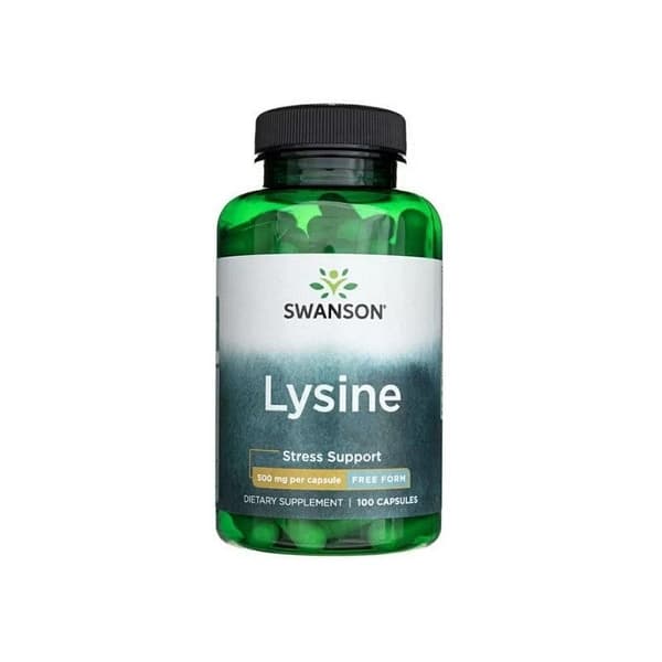 Swanson L-Lysine 500 mg – 100 kapslar