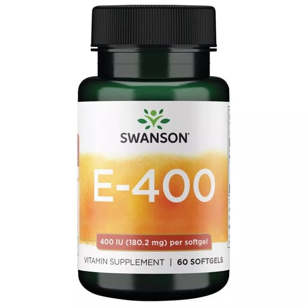 Vitamin E 400 IU, 60 Softgels Swanson
