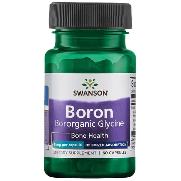 Boron från Albion Bororganic Glycine – 6 mg, 60 kapslar Swanson