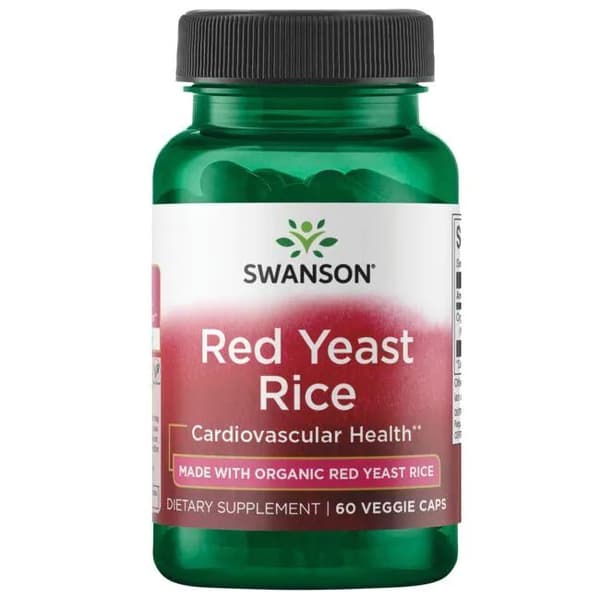 Red Yeast Rice 600 mg 60 Kapslar Swanson