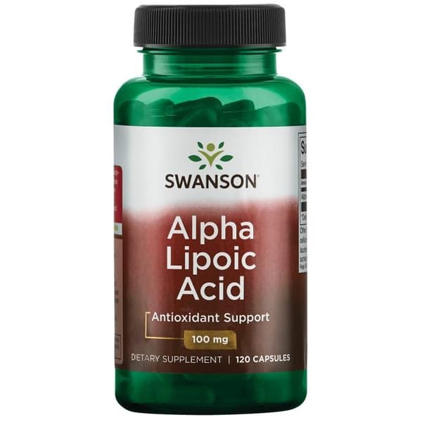 Alpha Lipoic Acid, ALA – Kraftfull Antioxidant 100 mg, 120 kapslar Swanson