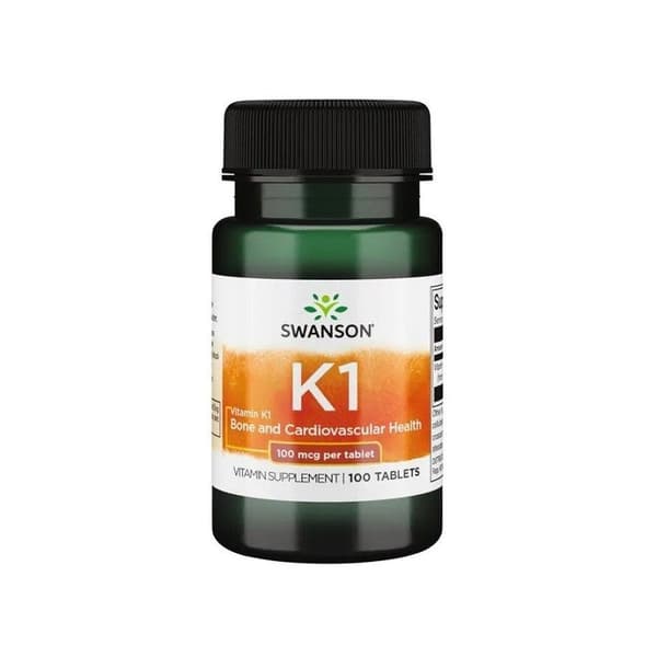 Vitamin K-1 100 mcg, 100 Tabletter Swanson