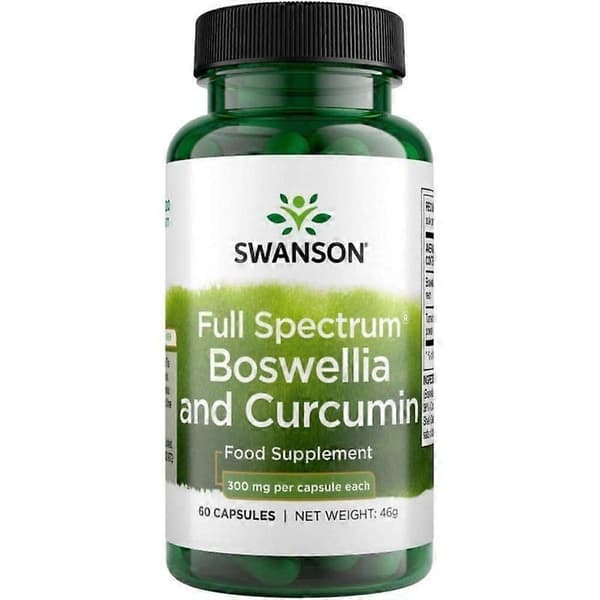 Full Spectrum Boswellia and Curcumin - 60 caps Swanson