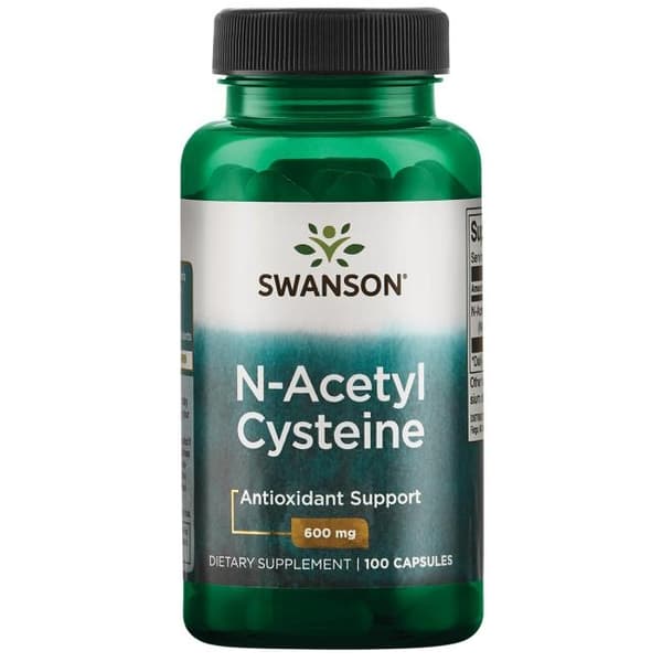 N-Acetyl Cysteine (NAC), 600mg - 100 caps Swanson