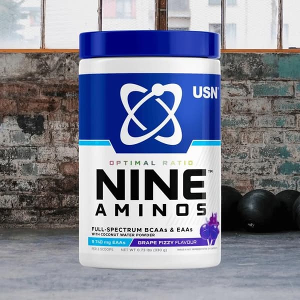 Nio Aminos 330g Kolsyrat vin USN Aminosyror - BCAA