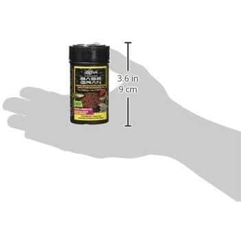 Haquoss basegran Mat för tropiska fiskar i granulat om 1 2-1 5 mm 100 ml-40 GR