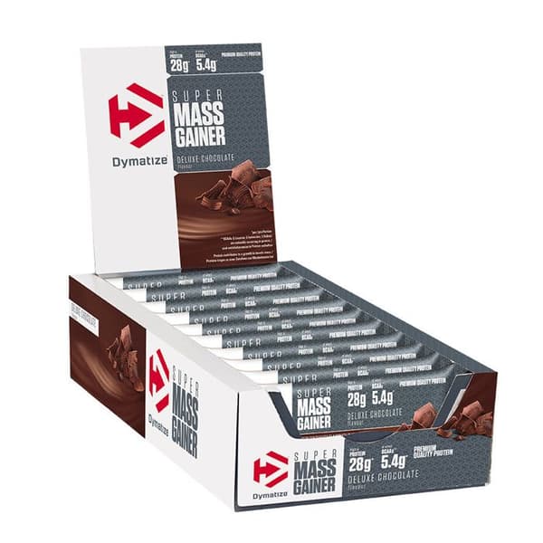 Dymatize Protein Bars - Super Mass Gainer Bar - Deluxe Chokladask med 10 st