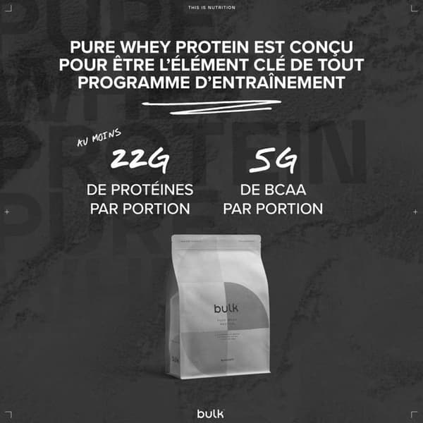 Protein Bulk - BPB-WPC8-BCRE-0500 - Vassleproteinpulver, röda frukter med grädde, 500 g