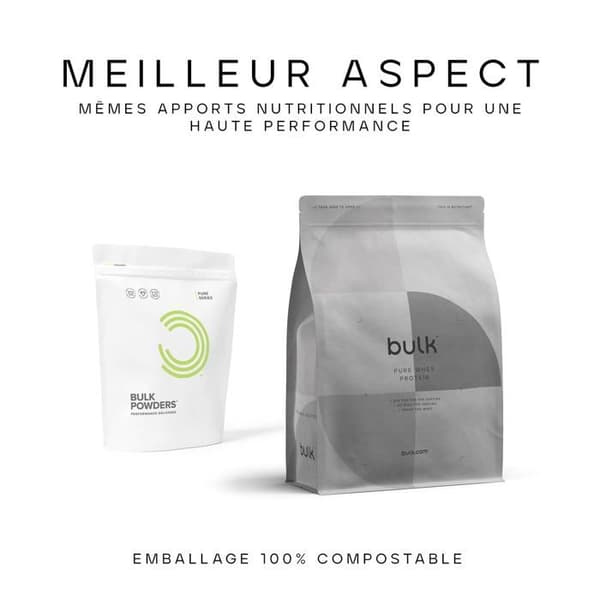Protein Bulk - BPB-WPC8-BCRE-0500 - Vassleproteinpulver, röda frukter med grädde, 500 g
