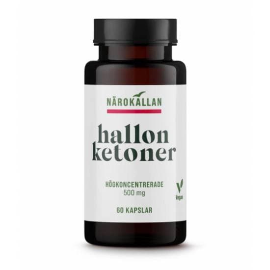 Hallonketoner 60 kapslar Närokällan