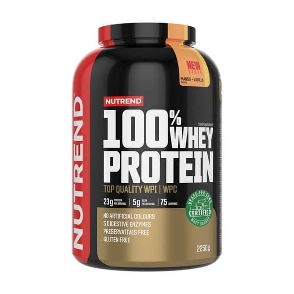 100% Vassleprotein 2,250kg ( mango vanilj )