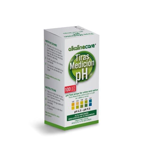 Strips to measure pH 100 strips Alkalinecare