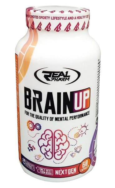 Real Pharm Brain Up - Koncentration, sinne, minne