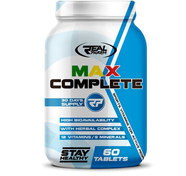Real Pharm Max Complete 60 tabletter Vitamin Min Vitaminer
