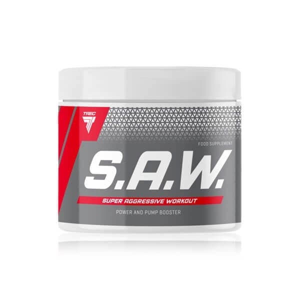 Trec SAW 200g Saw Pre-Workout Kreatinstyrka Jordgubb