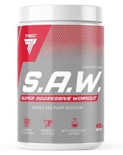 Trec SAW 400g Saw Pre-Workout Kreatin Styrka Bär