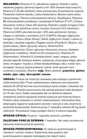 Now Foods Adam Vitaminset för män - 180 mjukgelkapslar