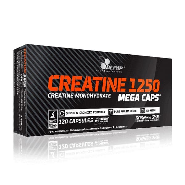 Olimp Kreatin 1250 120 kapslar kreatinmonohydrat