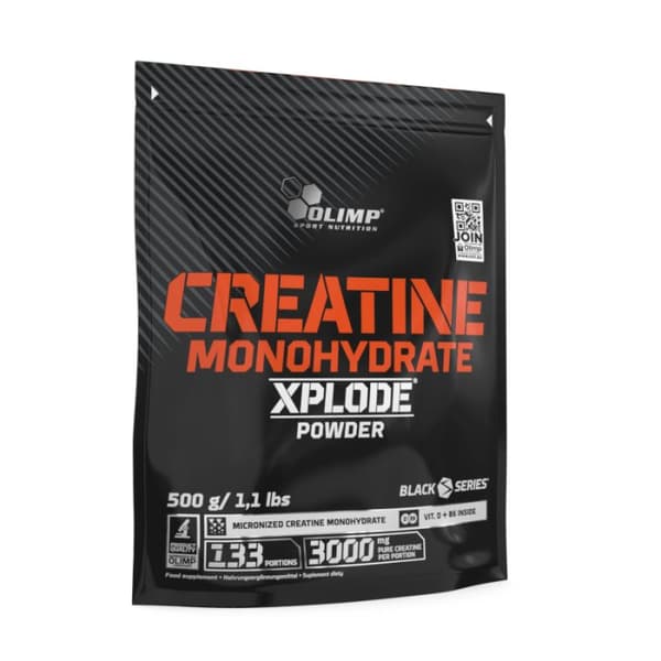 Olimp Creatine Monohydrate Xplode 500g Jauhe kreatiiniappelsiini