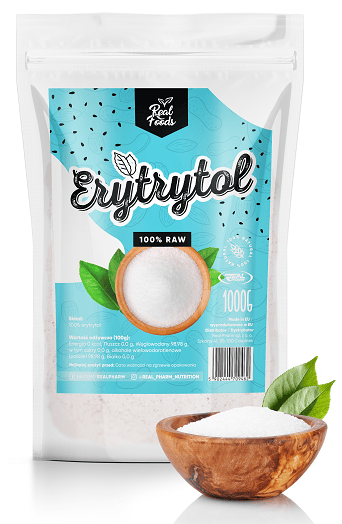 Real Pharm Foods - Erytritol 1000g sötningsmedel