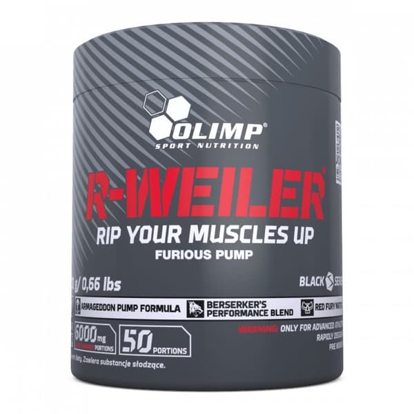 Olimp R-Weiler Redweiler 300g Pre Workout Frugtpunch