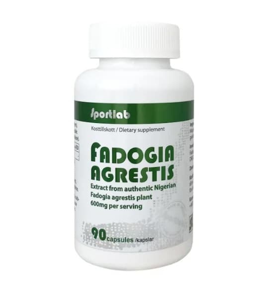 Fadogia Agrestis Sportlab 90 kapslar, 600 mg per dosering, Supportar Uthållighet och Fysisk Styrka
