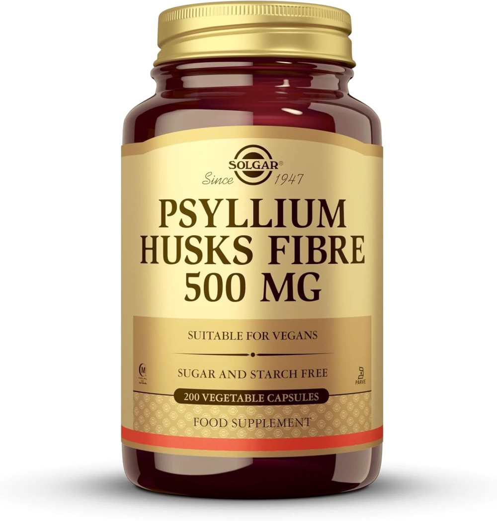 Solgar Psyllium Husks Fibre 500mg 200 Capsules