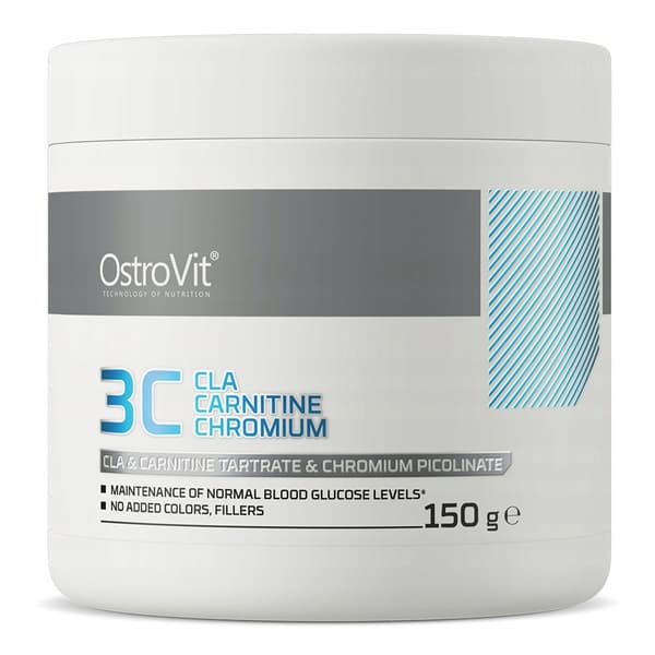 OstroVit 3C CLA L-karnitin, Kromförbrännare 150 g