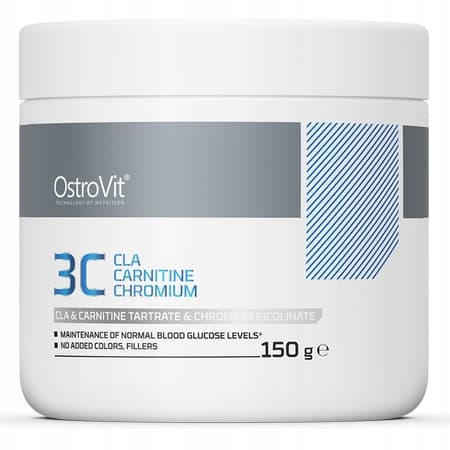 OstroVit 3C CLA L-karnitin, Kromförbrännare 150 g