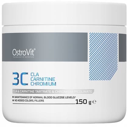 OstroVit 3C CLA L-karnitin, Kromförbrännare 150 g