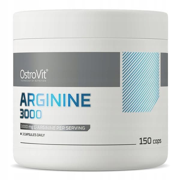 OstroVit Arginin 1000 L-ARGININ 3000 MG 150 kapslar