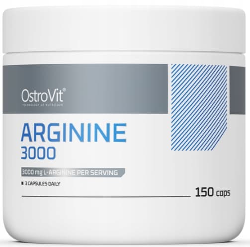 OstroVit Arginin 1000 L-ARGININ 3000 MG 150 kapslar