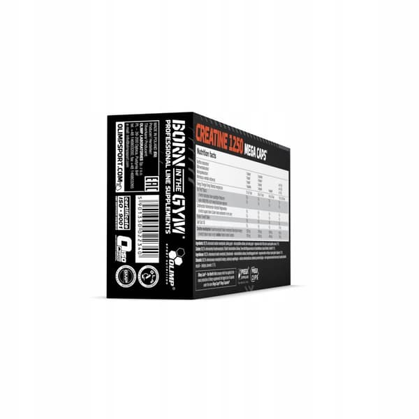 OLIMP CREATINE MEGA CAPS 1250 KREATINMONOHYDRAT NATURLIG KREATIN 120 k