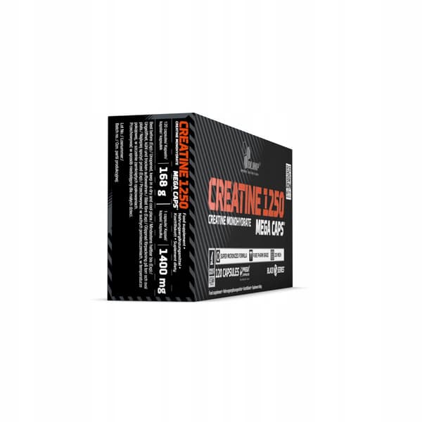 OLIMP CREATINE MEGA CAPS 1250 KREATINMONOHYDRAT NATURLIG KREATIN 120 k