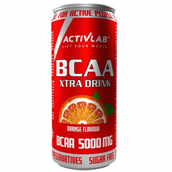 ACTIVLAB BCAA Xtra Drink 5000 mg AMINOSYROR apelsinsmak 330 ml