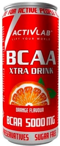 ACTIVLAB BCAA Xtra Drink 5000 mg AMINOSYROR apelsinsmak 330 ml