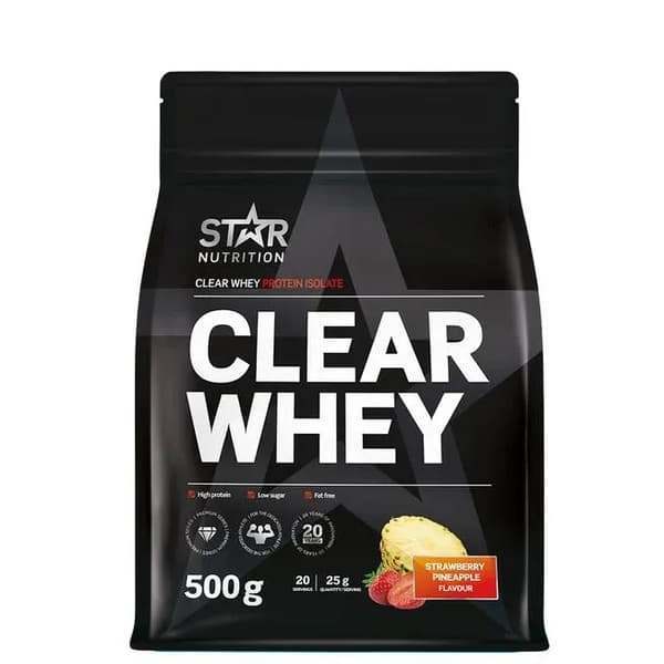 Star Nutrition Clear Whey – 500 g – Strawberry Pineapple