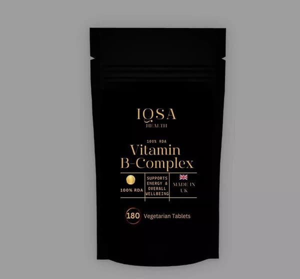 Vitamin B-Complex 100% RDA | High Strength | B1 B2 B3 B5 B6 B7 B9 B12 ...