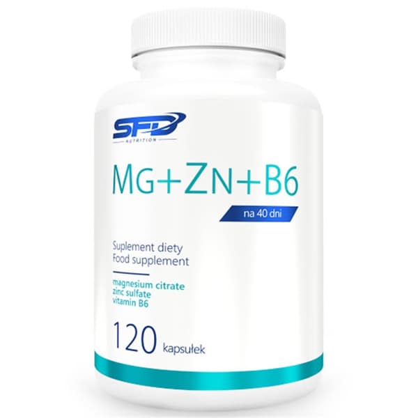 Magnesium Zink B6 Kosttillskott - 120 kapslar