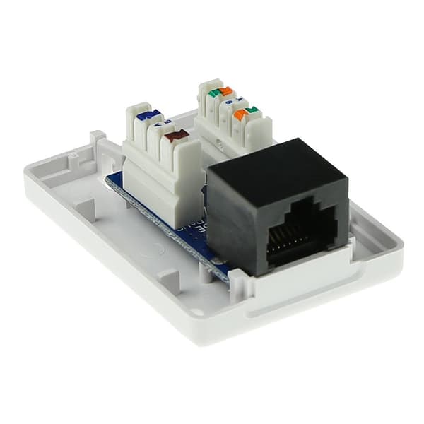 ACT Utanpåliggande låda oskärmad 1 port CAT5E. Typ: CAT5E Väggmonteringslåda c5e 1 prt unsh (FA5003)
